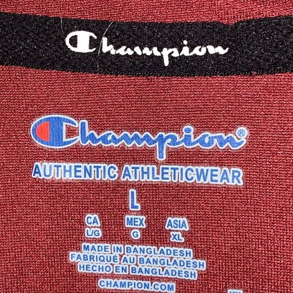 Champion Florida State Seminoles FSU MENS SIZE LARGE Red Polo Shirt clean EUC - Picture 2 of 13